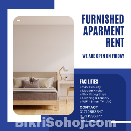 Family Friendly Furnished 3 Bed Apartment in Bashundhara